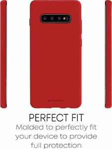Mercury Goospery Etui Soft Jelly SAMSUNG GALAXY A70 czerwone uniwersalny 4