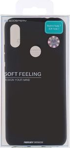 Mercury Goospery Etui Soft Jelly XIAOMI REDMI 7 czarne uniwersalny 2