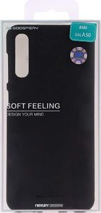 Mercury Goospery Etui Soft Jelly SAMSUNG GALAXY A50 czarne uniwersalny 4