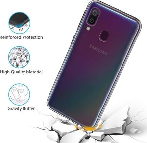 Mercury Goospery Etui Jelly Case Mercury SAMSUNG GALAXY A40 transparentne uniwersalny 3