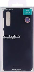 Mercury Goospery Etui Soft Jelly SAMSUNG GALAXY A50 granatowe uniwersalny 2