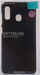 Mercury Goospery Etui Soft Jelly SAMSUNG GALAXY A40 czarne uniwersalny 4