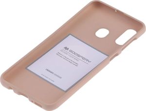 Mercury Goospery Etui Soft Jelly SAMSUNG GALAXY A40 piaskowe uniwersalny 3
