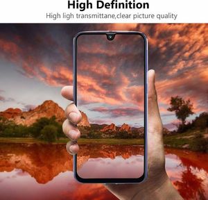 Szkło hartowane 5D XIAOMI REDMI 7 czarne Full Glue uniwersalny 5