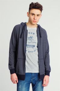 Sky Rebel Bluza męska z kapturem rozpinana granatowa r. S 1