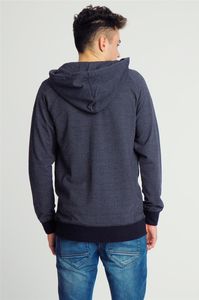 Sky Rebel Bluza męska z kapturem rozpinana granatowa r. S 3