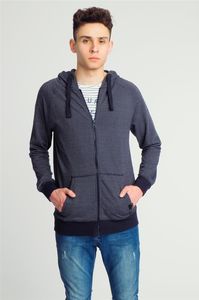 Sky Rebel Bluza męska z kapturem rozpinana granatowa r. S 6