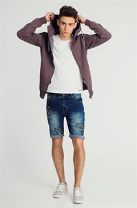 Urban Surface Bluza męska z kapturem rozpinana brązowa r. XXL 2