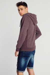 Urban Surface Bluza męska z kapturem rozpinana brązowa r. XXL 5