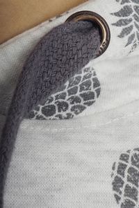 Stitch & Soul Bluza z kapturem damska w ananasy szara Stitch&Soul L 7