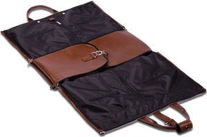 Solier Skórzana torba męska na garnitur SL18 Harlow vintage brown uniwersalny 7