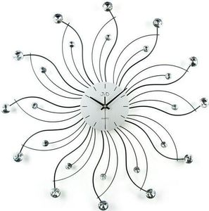 JVD Zegar ścienny z kryształkami średnica 60 cm uniwersalny 1
