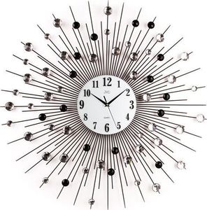 JVD Zegar ścienny z kryształkami średnica 75 cm uniwersalny 1