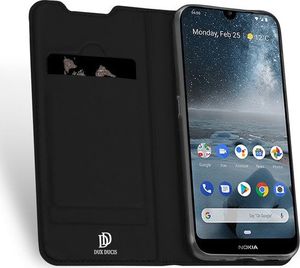 Dux Ducis Skin Pro etui pokrowiec z klapką Nokia 4.2 czarny uniwersalny 3