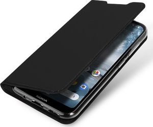 Dux Ducis Skin Pro etui pokrowiec z klapką Nokia 4.2 czarny uniwersalny 4