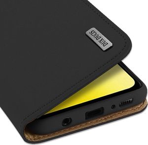 Dux Ducis Wish skórzane etui pokrowiec ze skóry naturalnej Samsung Galaxy S10e czarny uniwersalny 3
