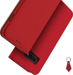 Dux Ducis Wish skórzane etui pokrowiec ze skóry naturalnej Samsung Galaxy S10e czarny uniwersalny 6