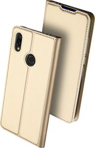 Dux Ducis Skin Pro etui pokrowiec z klapką Xiaomi Redmi 7 złoty uniwersalny 2