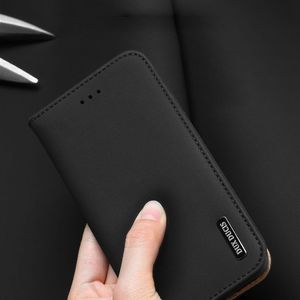 Dux Ducis Wish skórzane etui pokrowiec ze skóry naturalnej Samsung Galaxy S10 Plus czarny uniwersalny 7