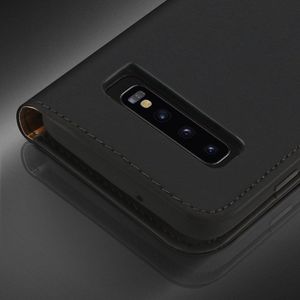 Dux Ducis Wish skórzane etui pokrowiec ze skóry naturalnej Samsung Galaxy S10 czerwony uniwersalny 11