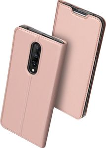 Dux Ducis Skin Pro etui pokrowiec z klapką OnePlus 7 Pro różowy uniwersalny 2