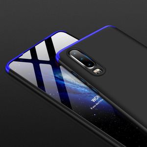 GKK 360 Protection Case etui na całą obudowę przód + tył Huawei P30 czarno-niebieski uniwersalny 5