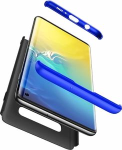 GKK 360 Protection Case etui na całą obudowę przód + tył Samsung Galaxy S10 czarno-niebieski uniwersalny 5