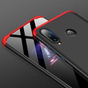 GKK 360 Protection Case etui na całą obudowę przód + tył Huawei P30 Lite czarno-czerwony uniwersalny 6