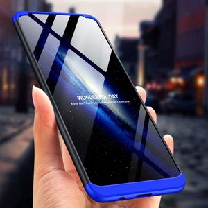 GKK 360 Protection Case etui na całą obudowę przód + tył Huawei P30 Lite czarno-niebieski uniwersalny 6