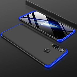 GKK 360 Protection Case etui na całą obudowę przód + tył Huawei P30 Lite czarno-niebieski uniwersalny 8