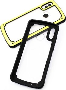 Hurtel Solid Frame etui wytrzymały pokrowiec z żelową ramką Huawei Y7 2019 / Y7 Prime 2019 żółty uniwersalny 4