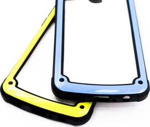 Hurtel Solid Frame etui wytrzymały pokrowiec z żelową ramką Huawei Y7 2019 / Y7 Prime 2019 żółty uniwersalny 5