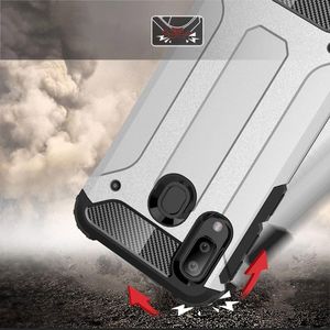 Hurtel Hybrid Armor pancerne hybrydowe etui pokrowiec Samsung Galaxy A40 niebieski uniwersalny 2