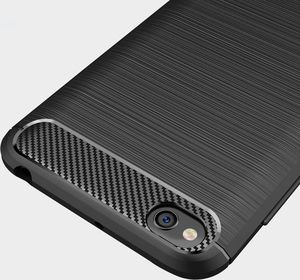Hurtel Carbon Case elastyczne etui pokrowiec Xiaomi Redmi Go niebieski uniwersalny 3