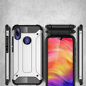 Hurtel Hybrid Armor pancerne hybrydowe etui pokrowiec Xiaomi Redmi 7 srebrny uniwersalny 3