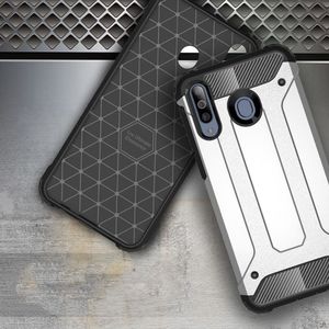 Hurtel Hybrid Armor pancerne hybrydowe etui pokrowiec Samsung Galaxy M30 czarny uniwersalny 4