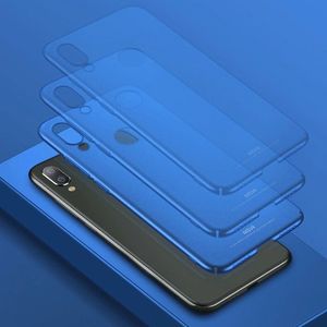 MSVII MSVII Simple ultracienkie etui pokrowiec Xiaomi Redmi Note 7 niebieski uniwersalny 5