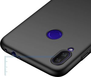 MSVII MSVII Simple ultracienkie etui pokrowiec Xiaomi Redmi Note 7 czarny uniwersalny 4