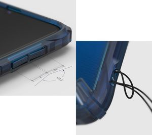 Ringke Etui Fusion X Galaxy A50 niebieskie (FUSG0022) 4