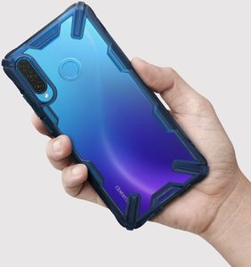 Ringke Ringke Fusion X etui pancerny pokrowiec z ramką Huawei P30 Lite czarny (FXHW0017) uniwersalny 4