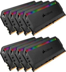 Pamięć Corsair Dominator Platinum RGB, DDR4, 64 GB, 3000MHz, CL15 (CMT64GX4M8X3000C15) 1