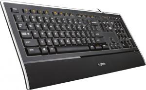 Klawiatura Logitech K740 Illuminated Przewodowa Czarna US (920-005694) 3