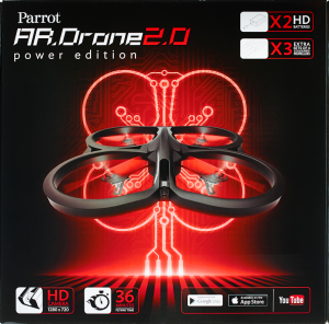 Dron Parrot A.R.DRONE 2.0 Power Edition, Red (PF721005AG) 2