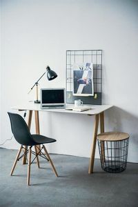 Biurko Simplet Tunn Białe 120 cm x 60 cm 5