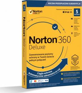 Norton Clipper 360 DELUXE 1 USER 5 DEVICE + 50 GB + VPN (21394627) 1