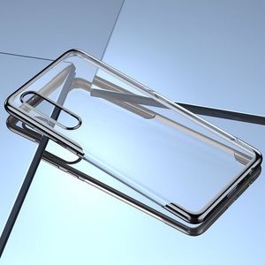 Baseus Baseus Shining Case żelowe etui pokrowiec na Huawei P30 czarny (ARHWP30-MD01) uniwersalny 19