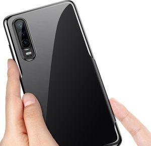 Baseus Baseus Shining Case żelowe etui pokrowiec na Huawei P30 czarny (ARHWP30-MD01) uniwersalny 10