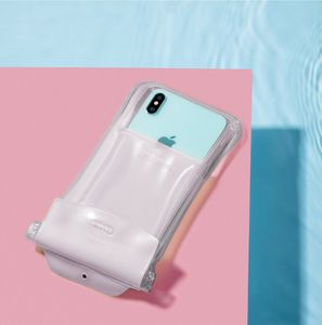 Baseus Safe Airbag Waterproof Case uniwersalny wodoodporny pokrowiec IPX8 etui 6.5'' biały (ACFSD-C02) uniwersalny 7