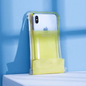 Baseus Baseus Safe Airbag Waterproof Case uniwersalny wodoodporny pokrowiec IPX8 etui 6.5'' różowy (ACFSD-C04) uniwersalny 17