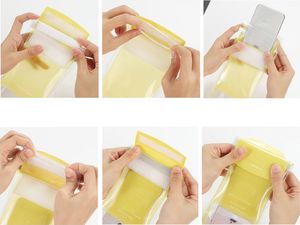 Baseus Baseus Safe Airbag Waterproof Case uniwersalny wodoodporny pokrowiec IPX8 etui 6.5'' różowy (ACFSD-C04) uniwersalny 20